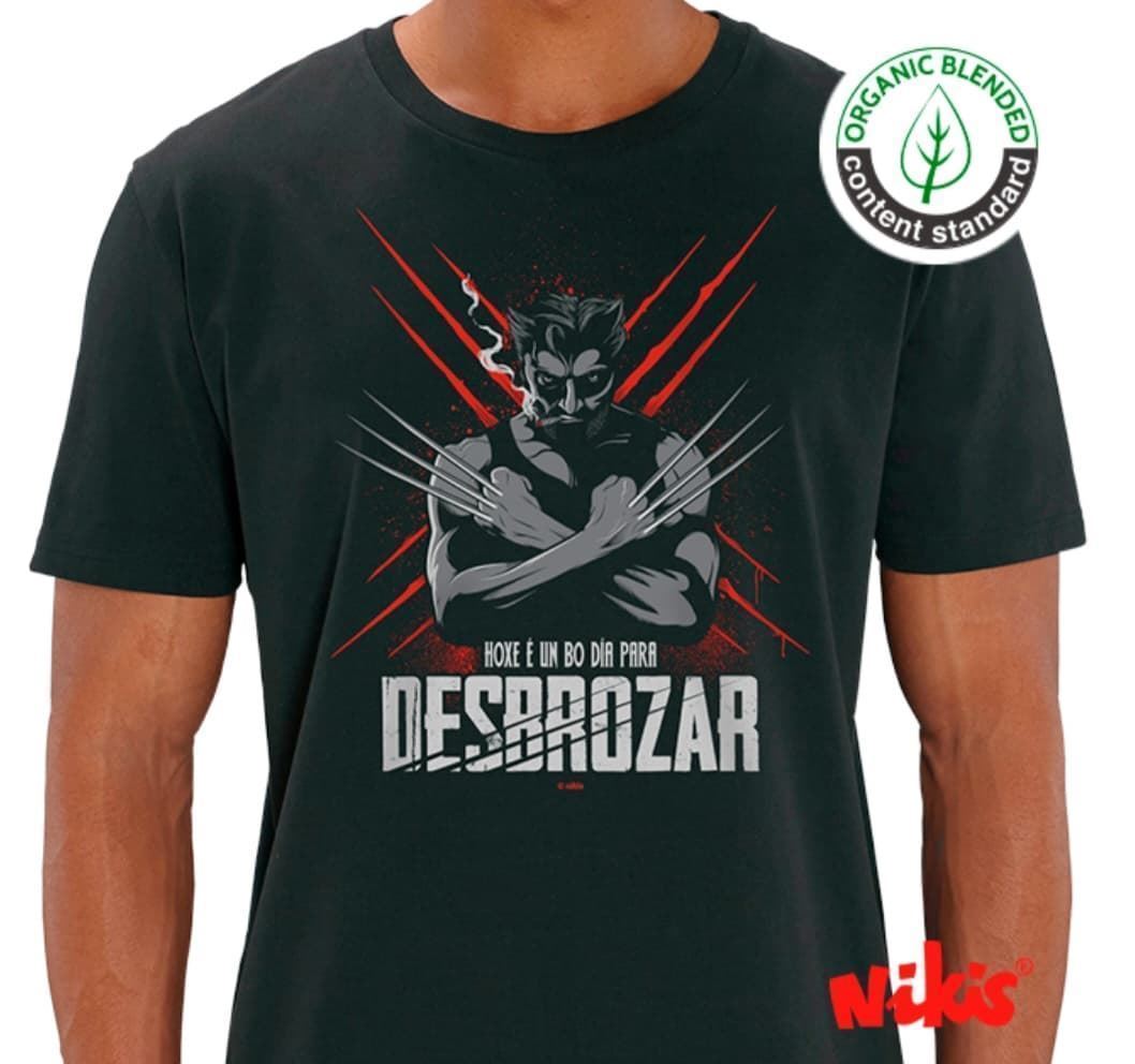 Camiseta Bo día para desbrozar - Imaxe 1