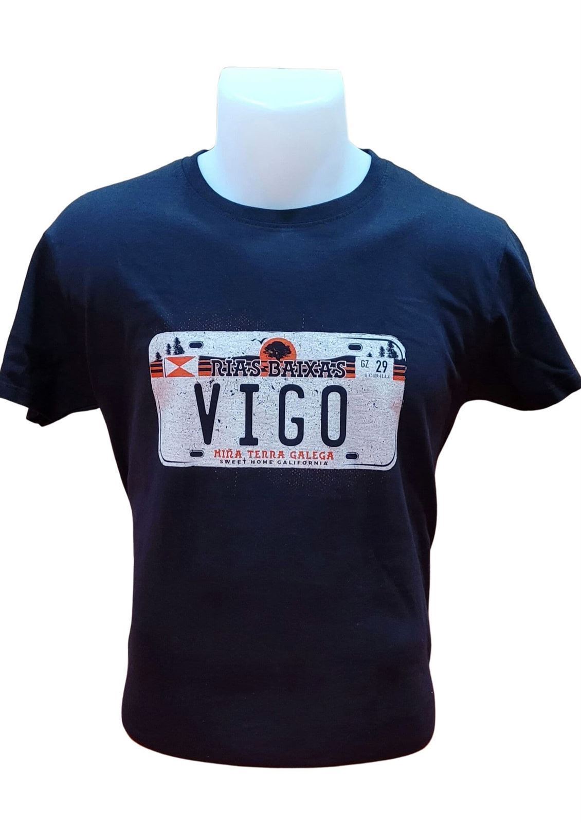 Camiseta Matrícula Vigo - Imagen 1