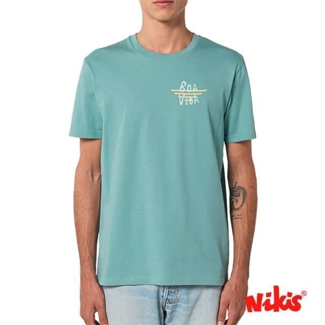 Camiseta Nikis Boa Vida Verde - Imagen 1