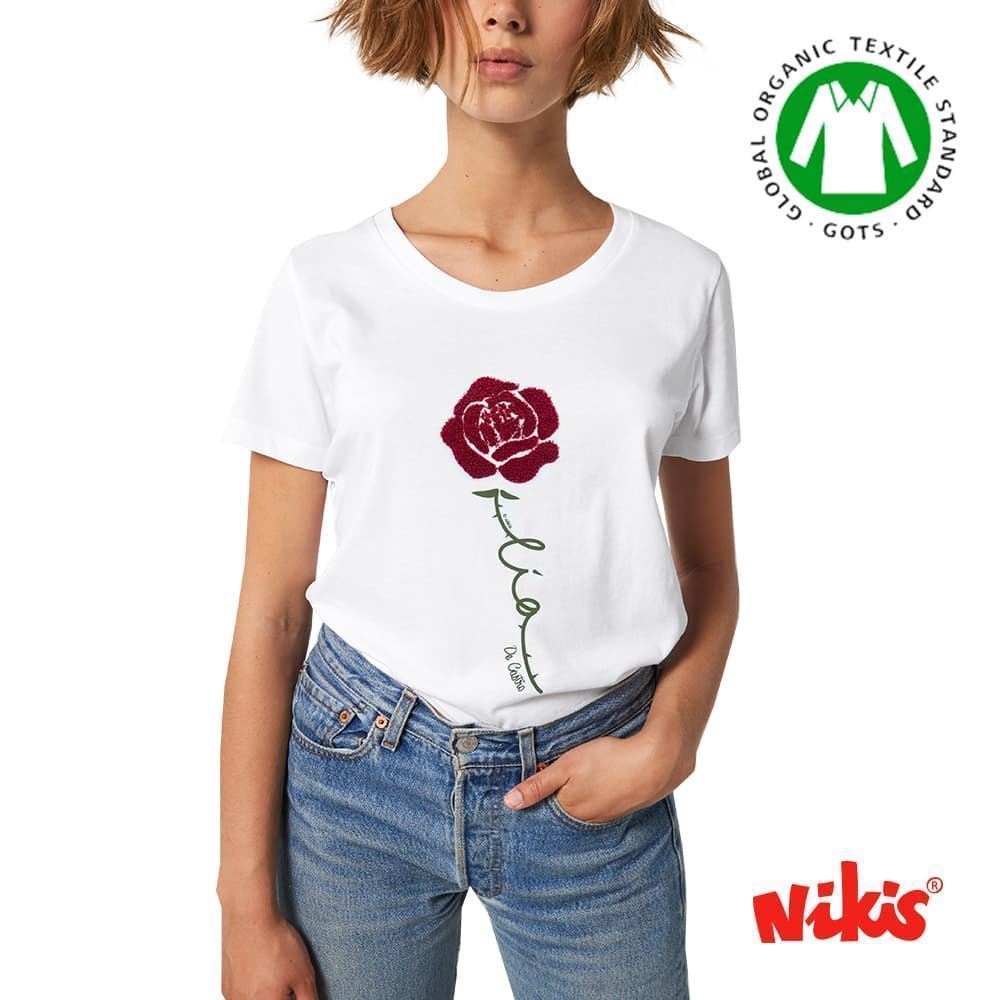 Camiseta Nikis Rosa Rosalía Chica - Imagen 4