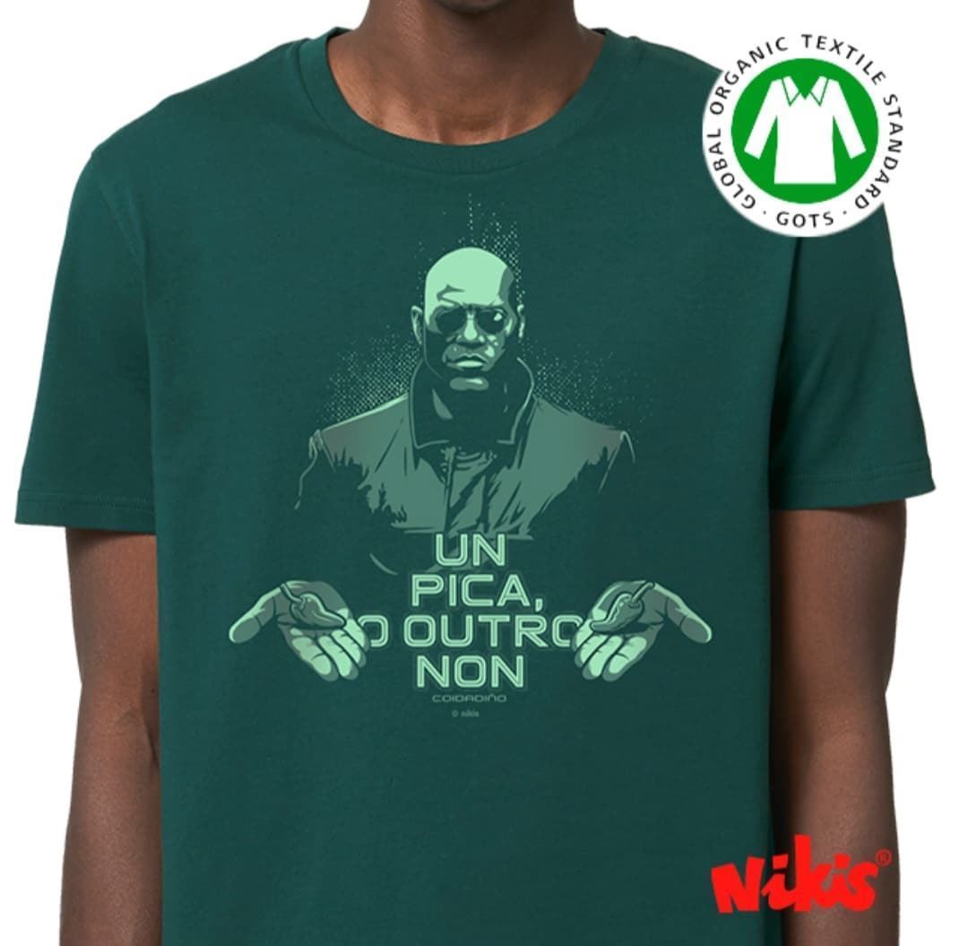 Camiseta Nikis Un Pica Outro Non - Imagen 1