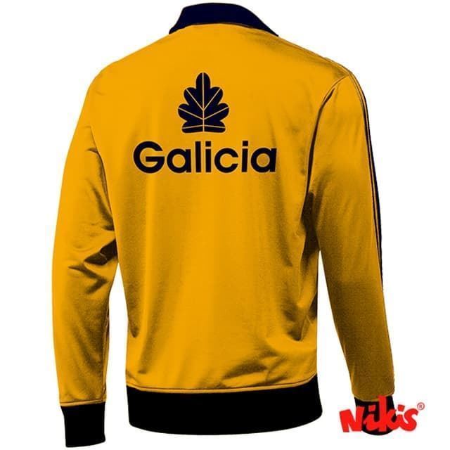 Chaqueta unisex estilo Galicia mostaza - Imagen 2