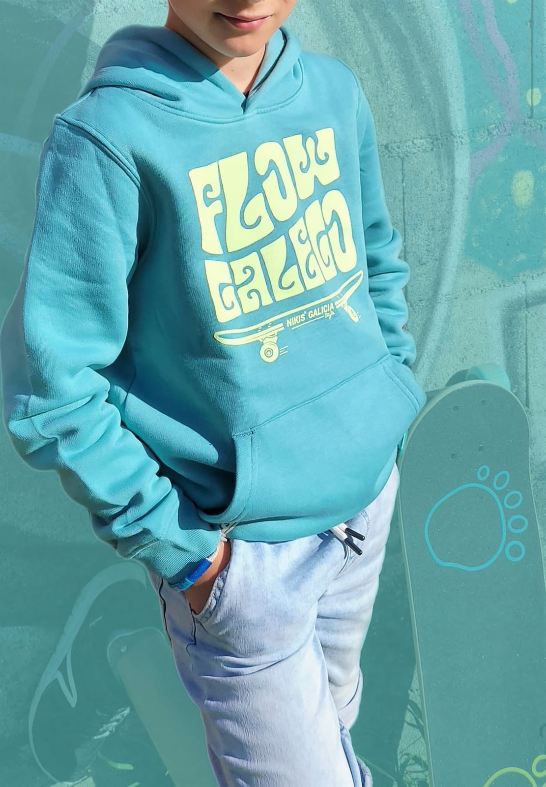 Sudadera Flow Galego Niñ@s - Imagen 2