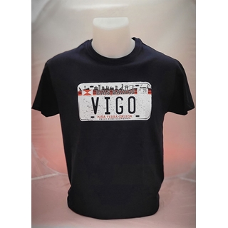 Camiseta Matrícula Vigo - Imaxe 1