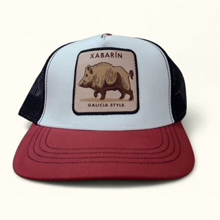 Gorra Xabarín Bermella-Branca - Imaxe 1
